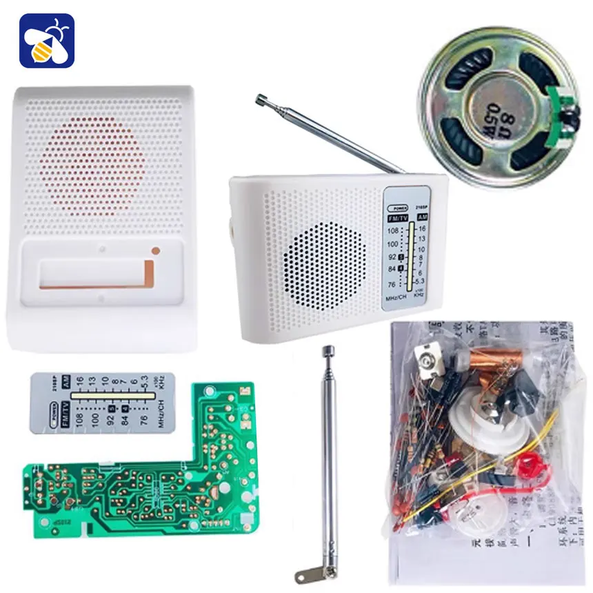 210SP radio assembly kit FM AM/FM electronic training teaching welding circuit making DIY soldering kemppi 42w type mig welding water cooled swan neck assembly for welding torch welding gun