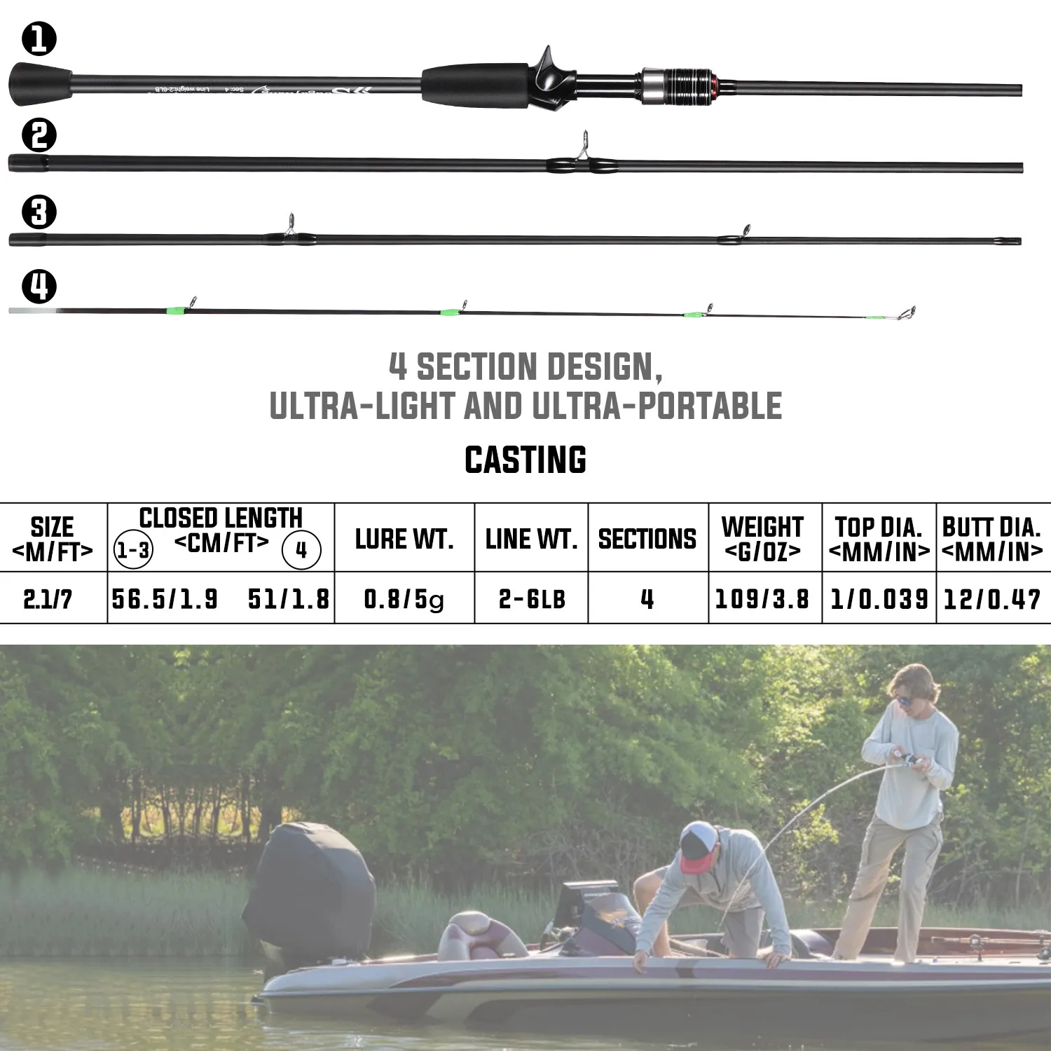 Sports Fishing Rod, Ultralight Sports