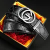 2025 High Quality New 3.4cm Belt women Luxury Automatic Buckle Leather Strap for men Belt Designers Brand Male Belt for jeans