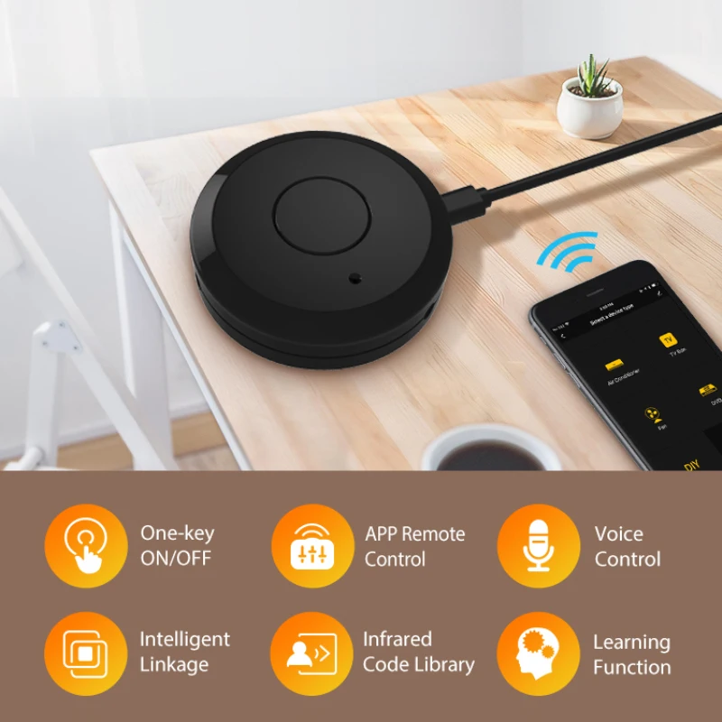

CORUI Tuya WiFi IR Remote Control USB Wireless Infrared Universal Support Echo Google Home IFTTT Smart Remote Controller