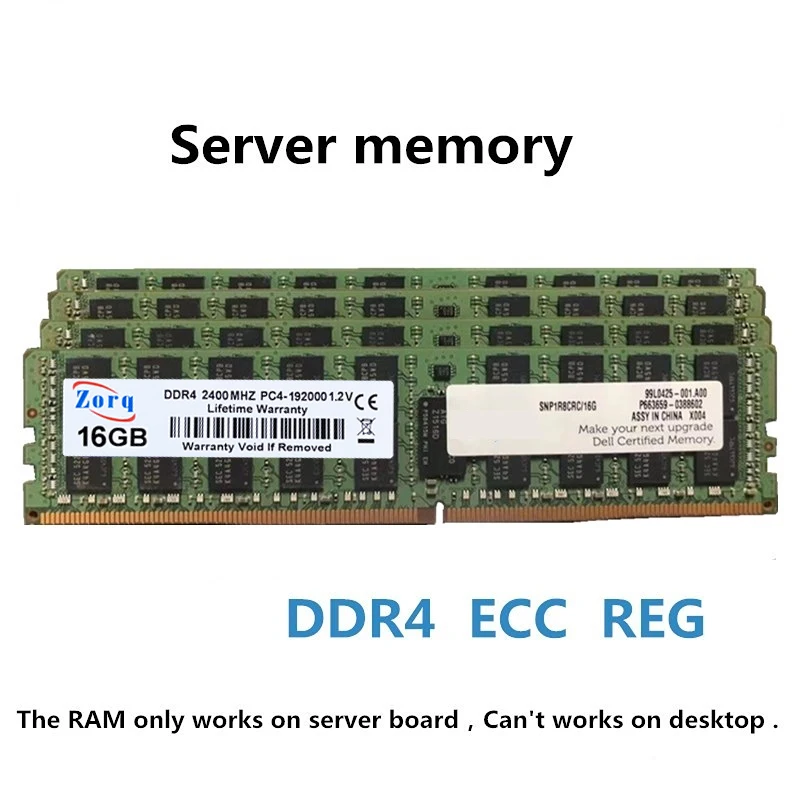 Ram Tb Ecc Ddr4 ECC Unbuffered Server Memory DDR4 8GB 16GB 64GB