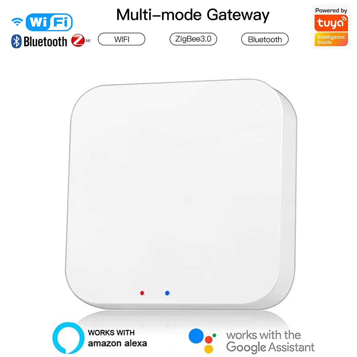 Tuya Zigbee 3.0 Wifi Bluetooth Mesh Gateway Hubsmart Home Control Per Tuya Smart Life Alexa Google Home Intelligent Home Hub