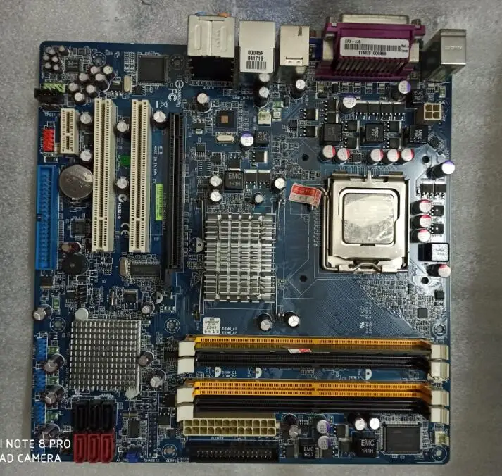 

ERX-Q35 100% OK Original IPC motherboard Mainboard With VGA 2*PCI VGA LPT Slot CPU Industrial Board