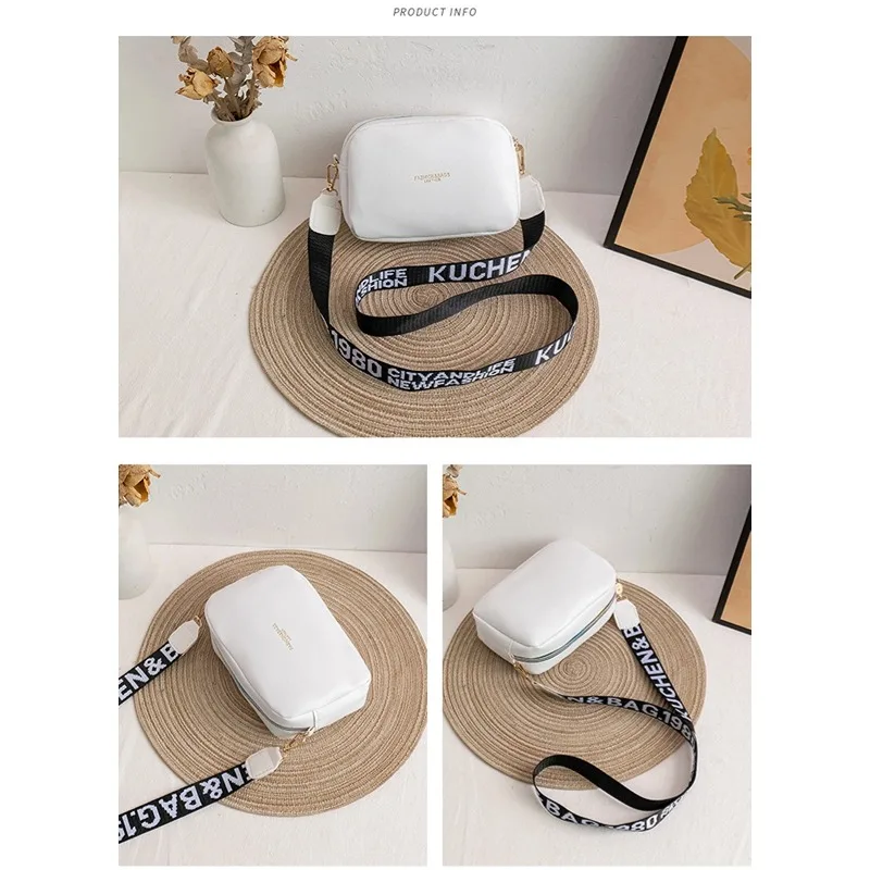 Women's shoulder bag crossbody bag ladies handbag Small Spring And Summer Square Contrasting Letters Single Shoulder