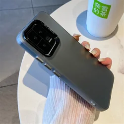 Vibrant Matte Laser Phone Case - Shockproof Protective Cover with Bumper Edges for Xiaomi 11Ultra (Black)