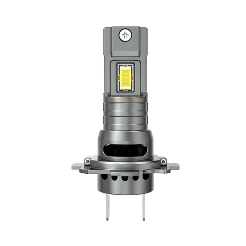 Ultra-Bright H7 LED Headlight Bulb - Mini Size Plug & Play Auto Lamp with Wireless Turbo Cooling