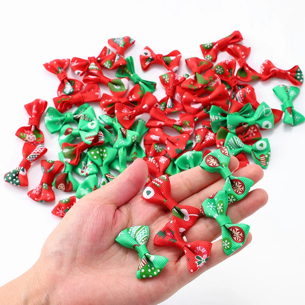2-9x3-9cm-30pcs-christmas-bow-diy-gift-wrapping-for-presents-holiday