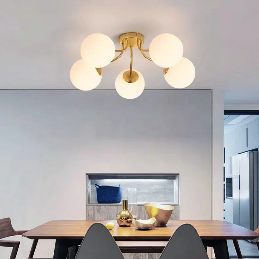Corridor Ceiling Lamp Modern Simple Decoration Magic Bean Night Lights Iron Paint Bedroom Living Room Balcony Aisle Chandeliers
