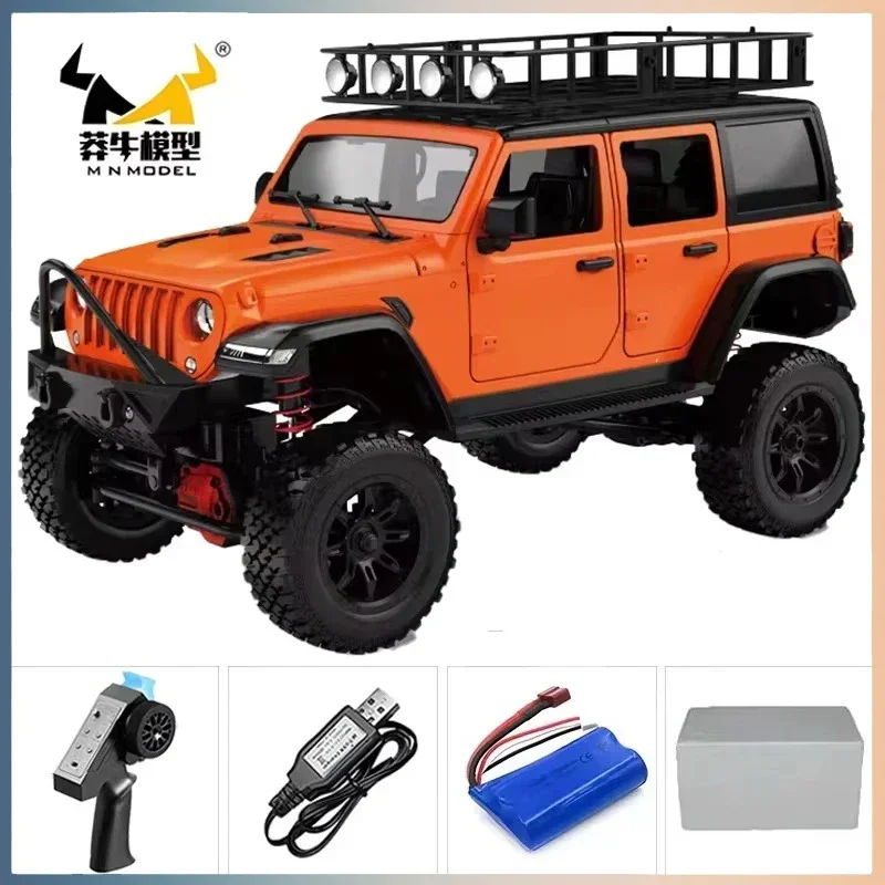 MN MN82 1:12 Retro Rc Car With LED Lights Full-scale Simulation LC79 Professional 4WD Remote Control Pickup RC Truck Model Toys 4