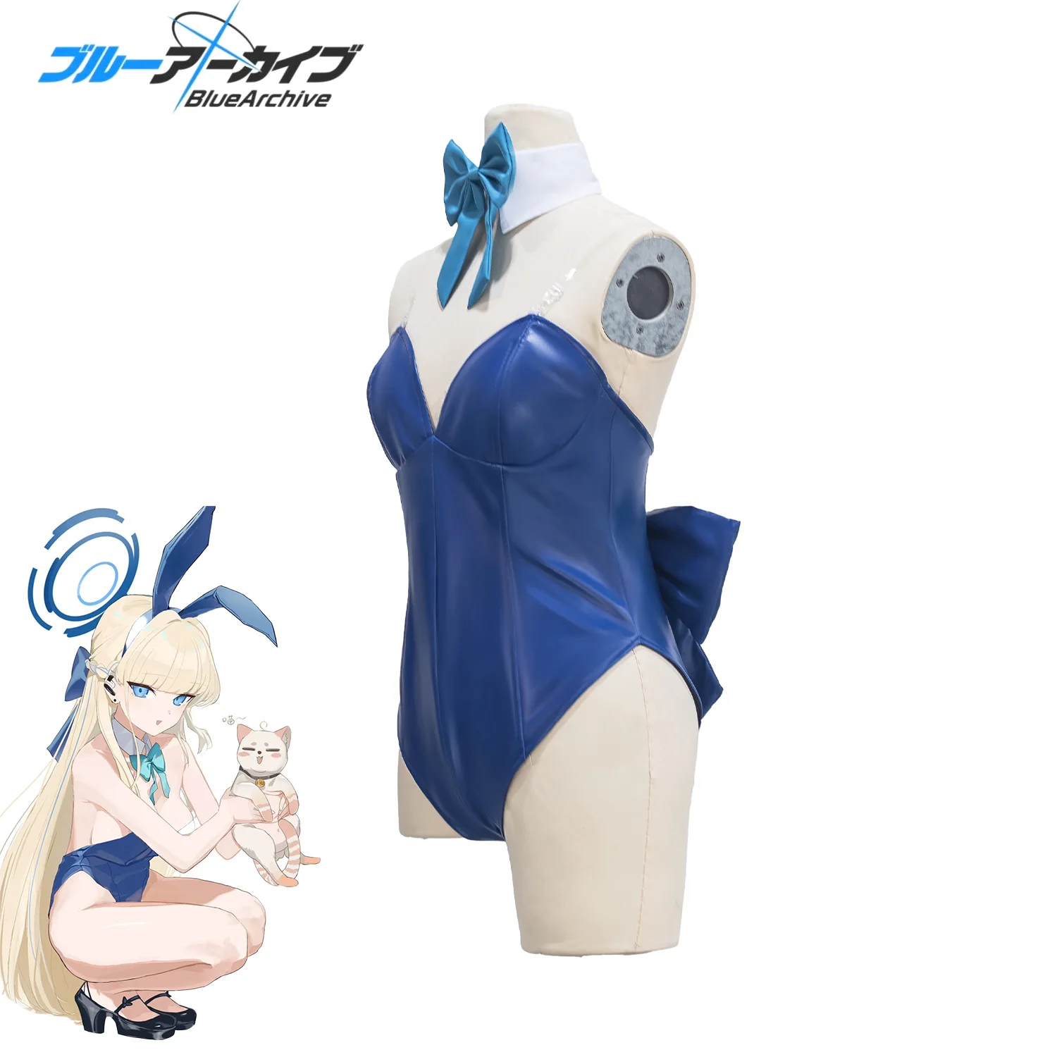 Blue Archive Asuma Toki Halloween Bunny Girl Cosplay Costume