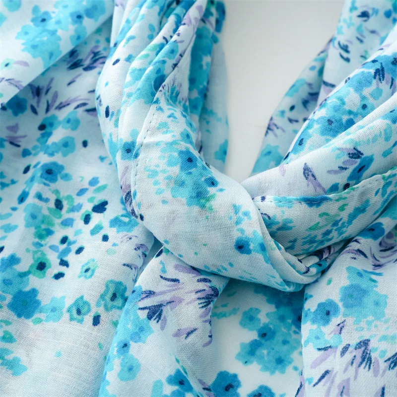 2026 Spanien Mode Dünne Polka Floral Fringe Viskose Schal Schal Hohe Qualität Wrap Pashmina Stola Bufandas Moslemisches Hijab 180*90 cm – Detail 22