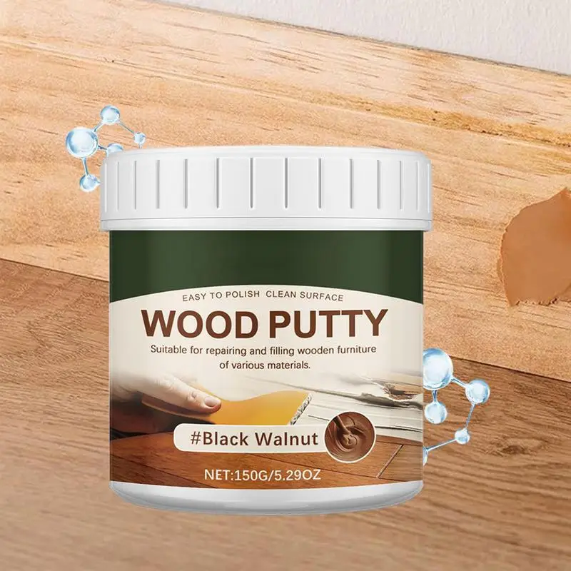 Wood Putty 150g Wood Repair Putty For Cracks Furniture Repair Kit Touch Up Caulking Filler For Repairing