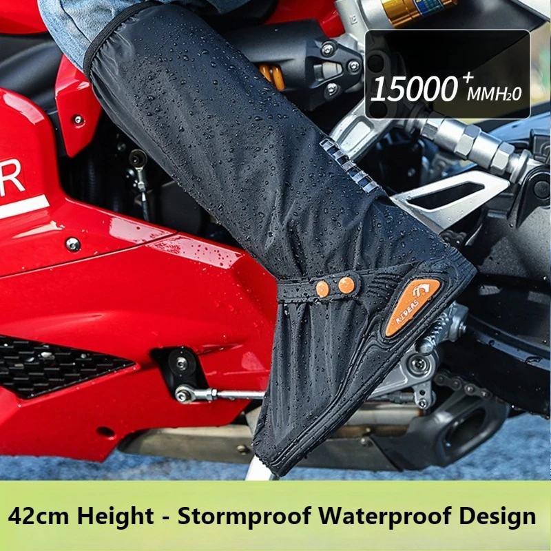 Waterproof Rain Boots - Slip-Resistant Thickened Overshoes for Cycling & Outdoor, Unisex All-Weather Protection Against Sand