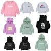 2025 Custom Family Match Mom Kids Bear Hooded Sweatshirt Fleece Spring Warm Clothes Baby Boys Girls Thick Personalized Tracksuit 4