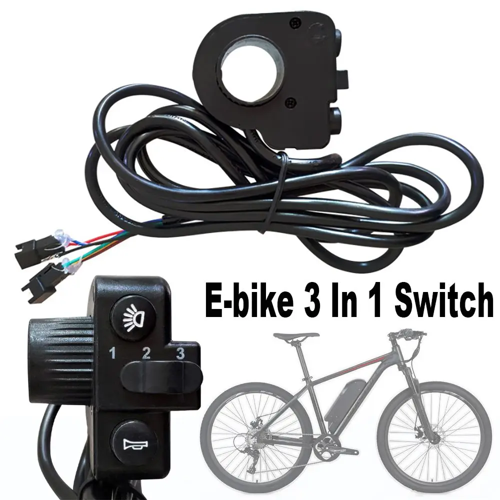 Throttle Electric Bicycle Refitting Parts Three Gears Speed Shift Light