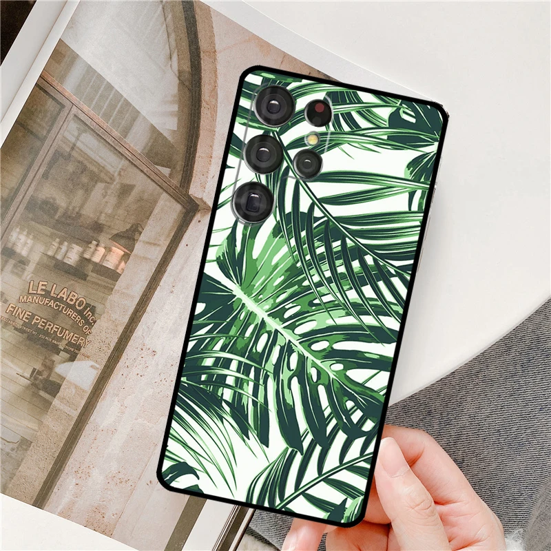 Tropical Green Plant Leaf Phone Case