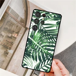 Tropical Green Plant Leaf Phone Case for Galaxy S20 (AB2591)