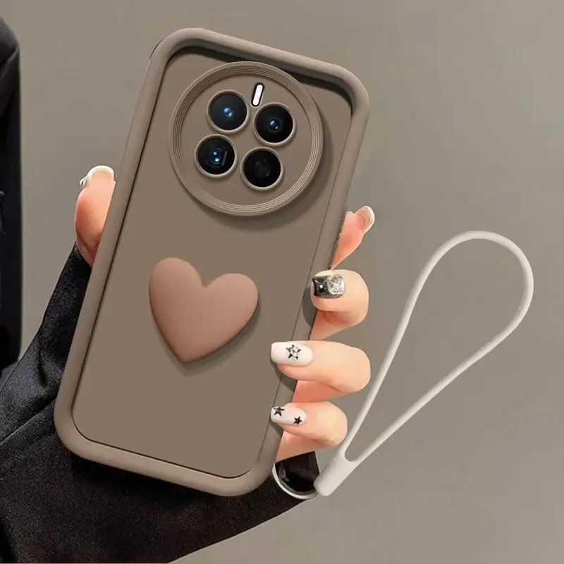 Shockproof Cute Love Heart Silicone Phone Case