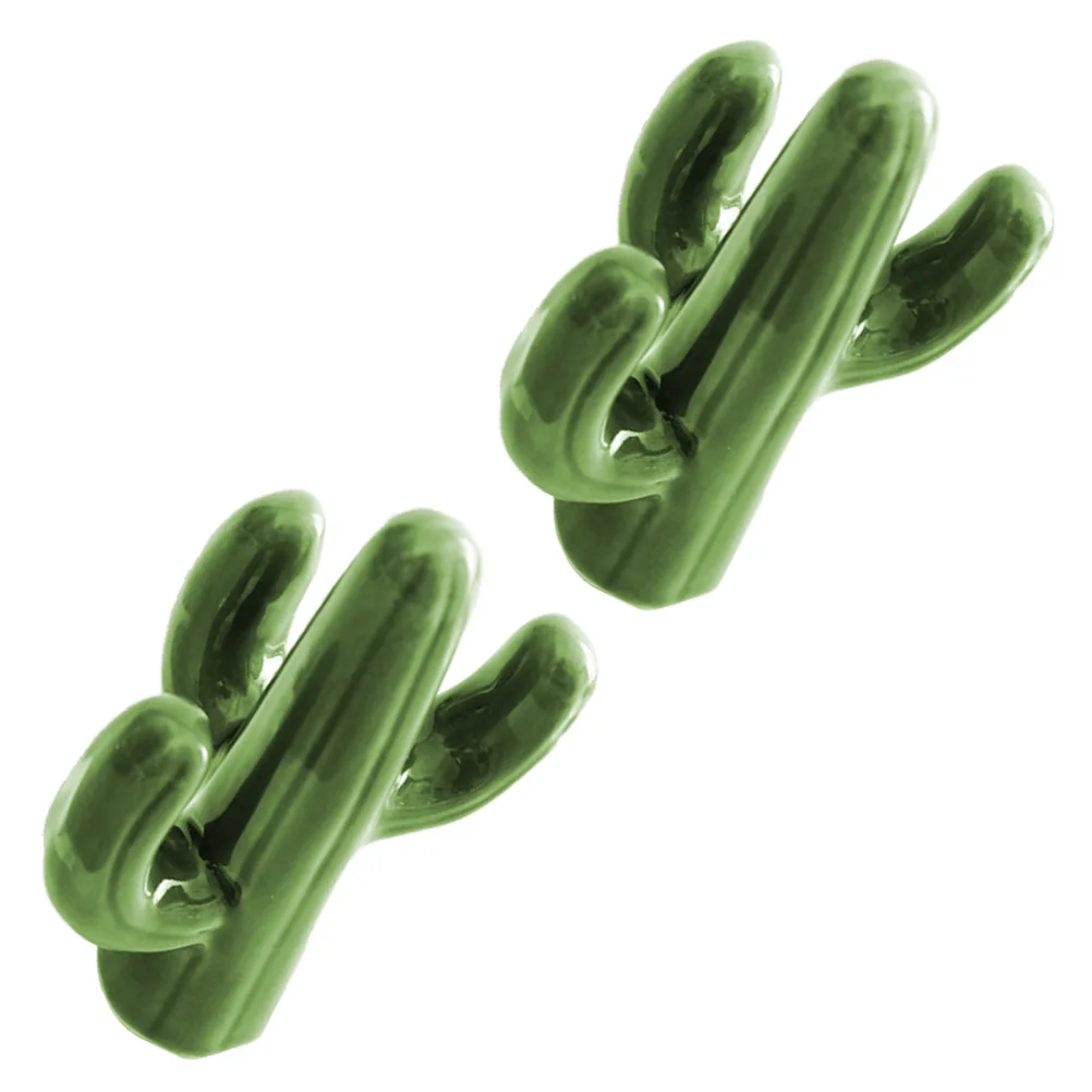 

Cactus Ring Trinket Tray Jewelry Plate Ceramic Storage Display Decorative Show Rack