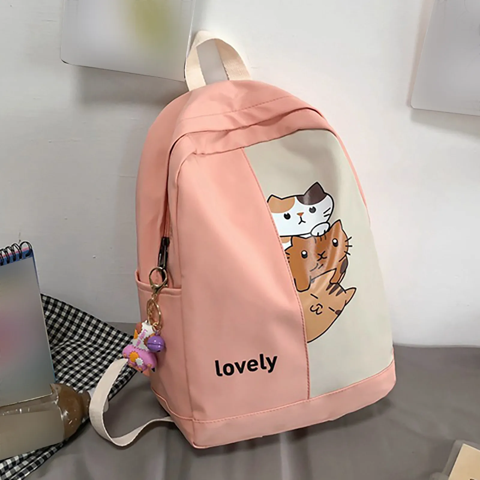 Japanese Style College Backpacks Girls Korean Cartoon Cat Schoolbag Backpack For Primary School Students Constellation Backpacks 5