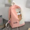 Japanese Style College Backpacks Girls Korean Cartoon Cat Schoolbag Backpack For Primary School Students Constellation Backpacks 5