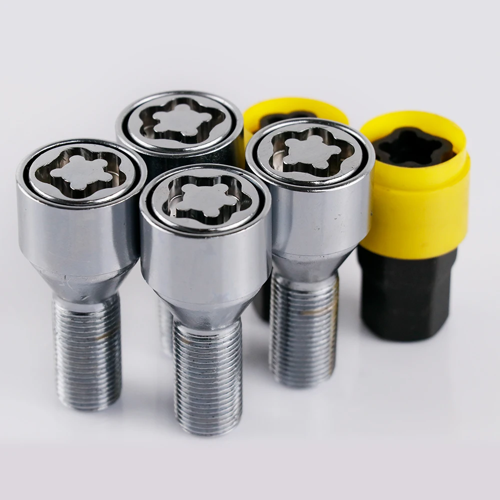 M14X125AntitheftSecuritySteelWheelLockLockingBolts28mmShank