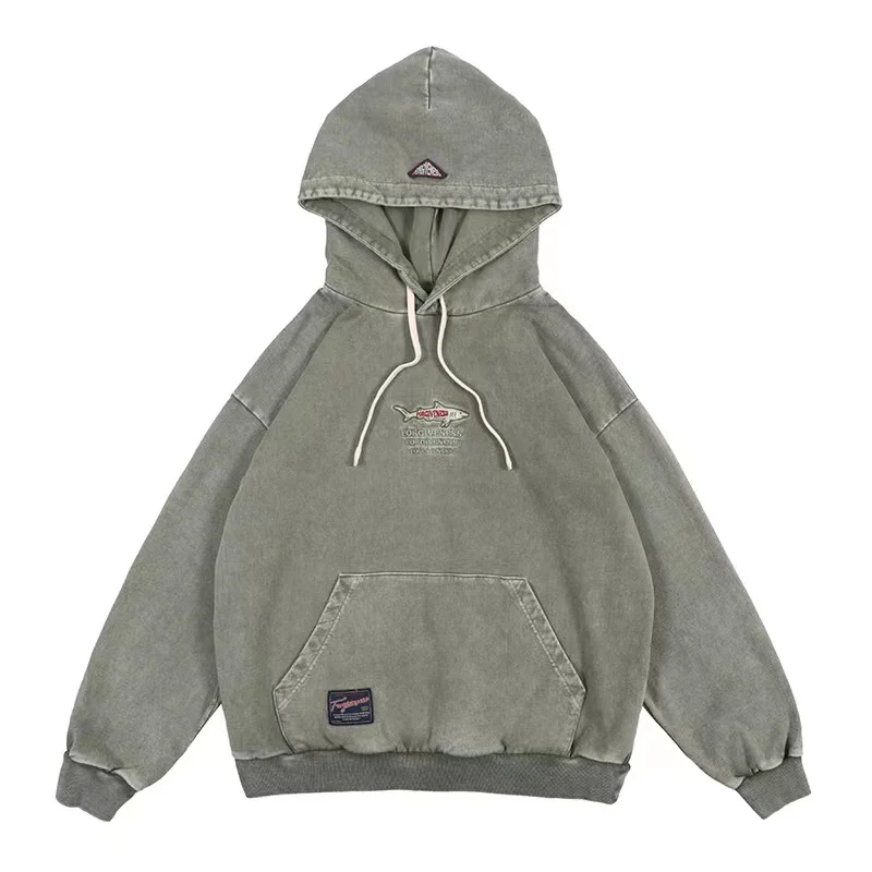 

Pound logo embroidered hoodie