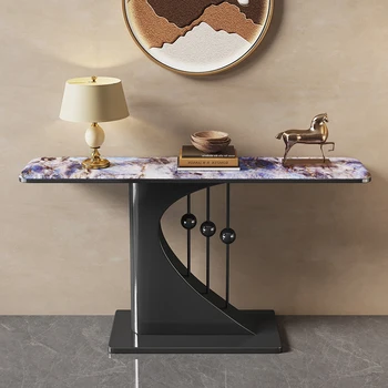 Tavolo Console di Tendenza dal Design Unico ed Elegante, Stile Italiano, per Ingressi e Soggiorni, Arredamento Raffinato