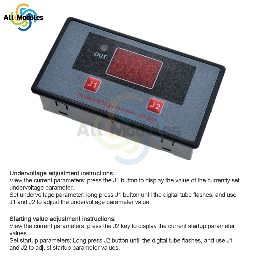 Battery Over-Discharge Protection Controller, 12V Safeguard System