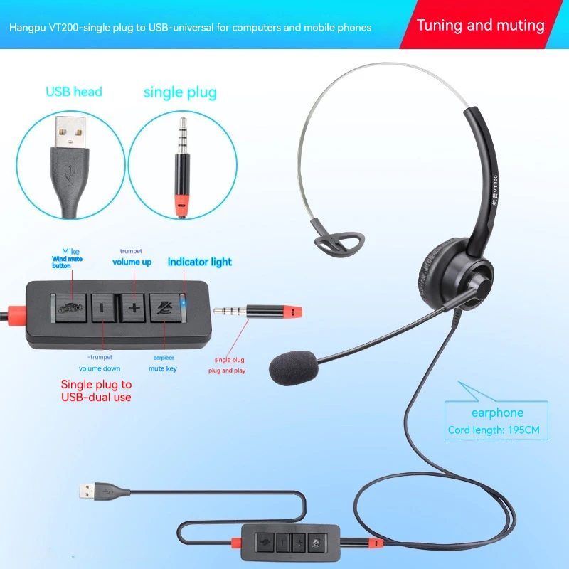 USB and 3.5mm