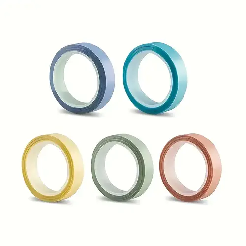 5 Roll 5 Colors Stickers Transparent Fluorescent Index Tabs Flags 5m Sticky Note Stationery Children Gift School Office Supplies - Image 10