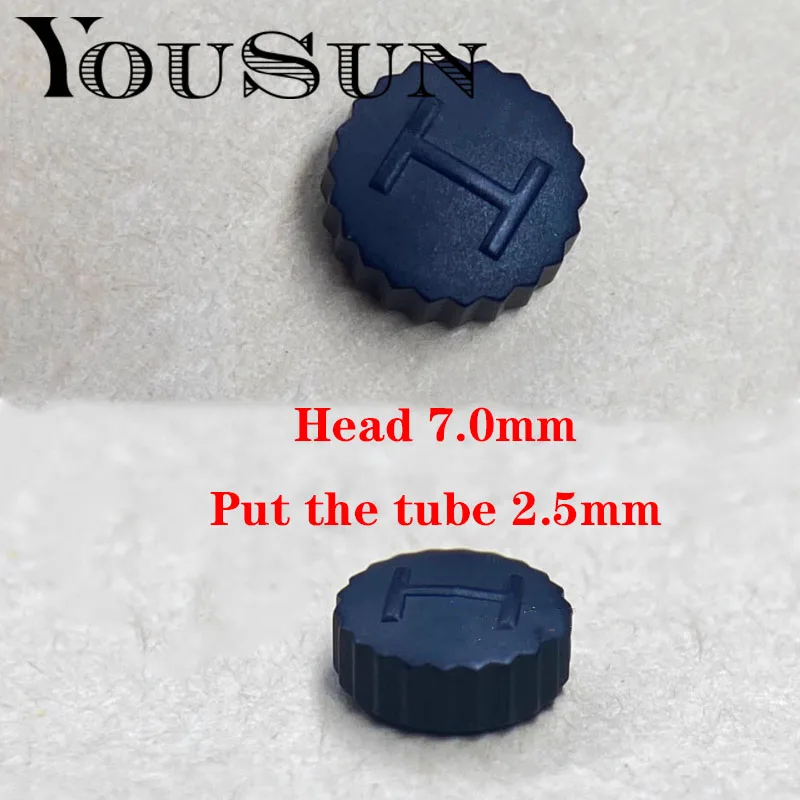 Per Hamilton Watch Sandblast Head 7.0Mm Maniglia Accessori Corona