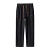 Mens Thiened Fce Lined Loose Straight Leg Warm Trousers Autumn Winter Workwear Resistant to Dirt And Wear Casual Pants