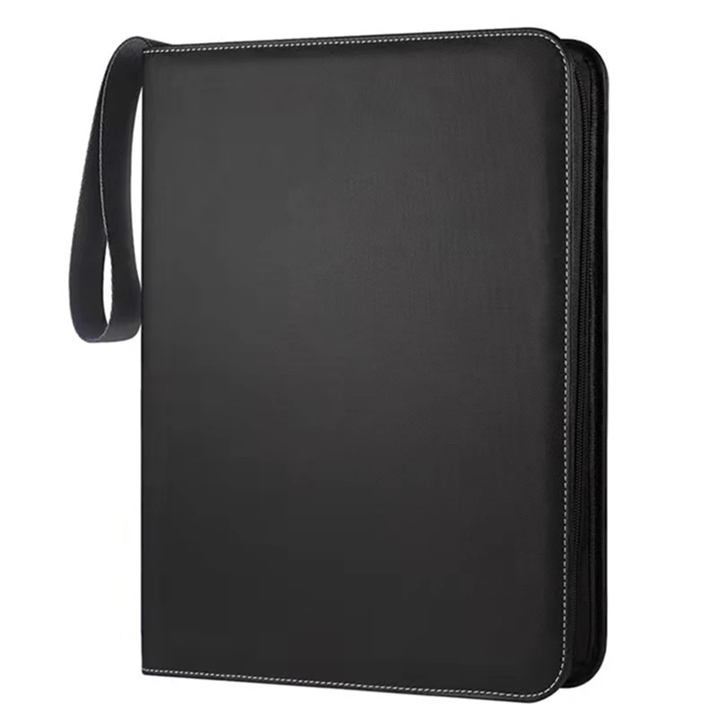 4 Pocket 50 Pages 400 Card Slots Card Binder Premium Zip Trading Binder Folder for MTG TCG Sports Cards Game Cards