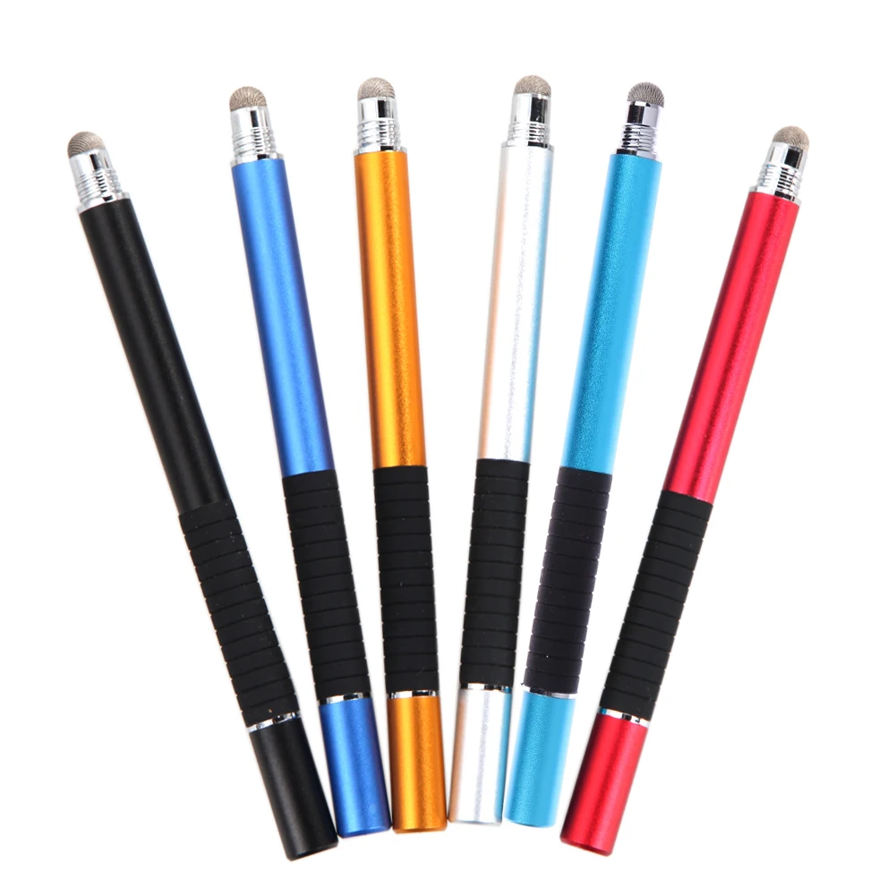 Universal 2 In 1 Stylus Pen For Cellphone Tablet Precision Head Capacitive Touch Pencil Drawing Screen Touch Pen for Smart phone