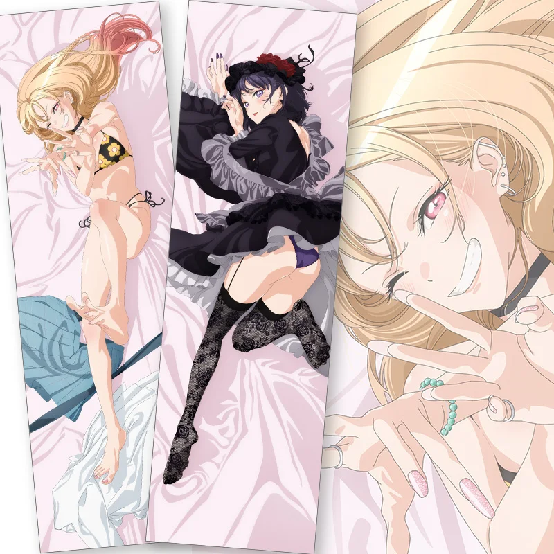 

My Dress-Up Darling Dakimakura Pillow Case Double-sided Sexy Kitagawa Marin Hugging Body Anime Pillow Case