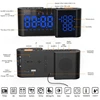 Functional Digital Alarm Clock With Alarms And Full Date Time And Temperature Display Functionality Home Table Clock 4