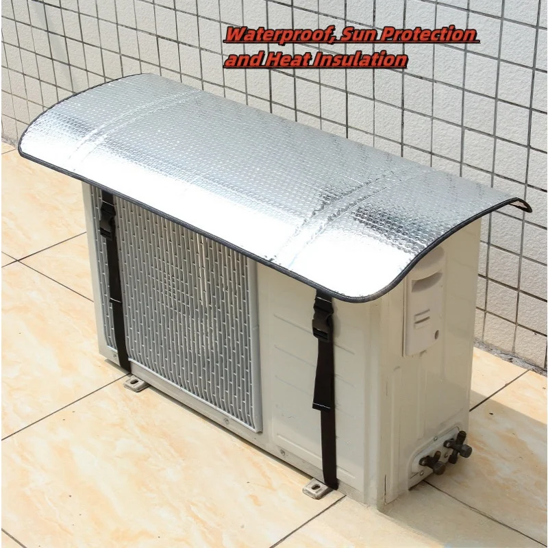 

Air Conditioner Outer Cover, Outdoor Air Conditioner Sun Visor, Dustproof, Sunproof and Rainproof Outdoor Unit Cover Rain Cover