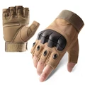 Brown Gloves half