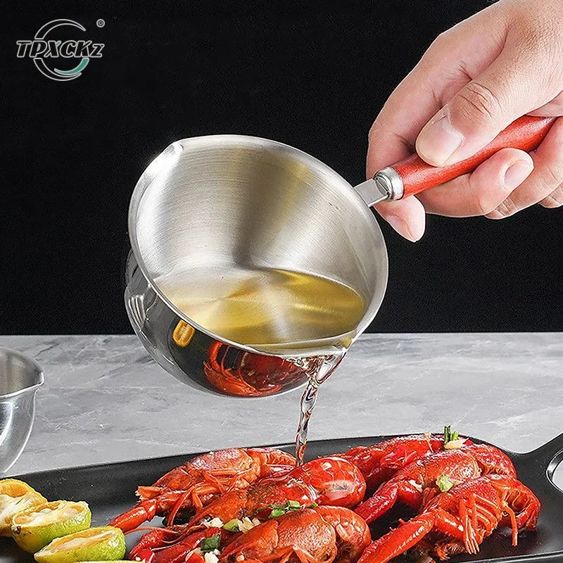 Melting Pot 150/300ml Long Handle Wax Melting Pot Stainless Steel Diy Scented Candle Soap Chocolate Butter Handmade Soap Jug Heated Coffee