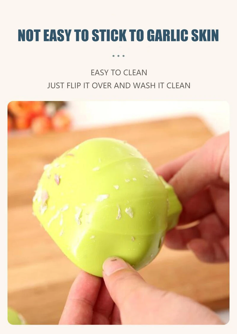 Acheter eplucheur d'ail en silicone | Ustensiles Culinaires