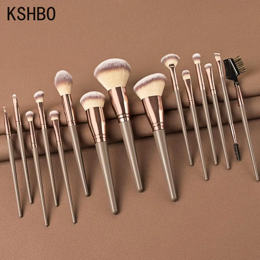 

KSHBO Makeup Brushes Set Face Eyes Make Up Brush Eyelash Eyeshadow Eyebrow Eyeliner Foundation Powder Blush Highlight Lips Brush