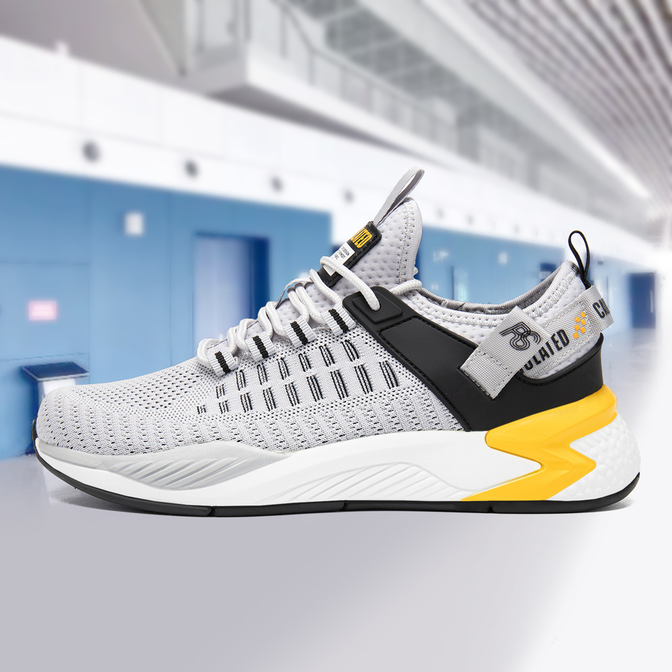  Baasploa Men's Running Shoes New Lightweight Breathable Men Sneakers Mesh Wear-resistant Casual Male Non-slip Walking Gym Shoes 