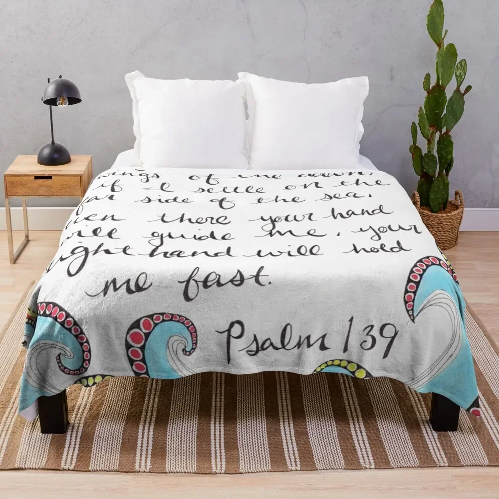 

Psalm 139 Throw Blanket Dorm Room Essentials Multi-Purpose Soft Plaid Blankets