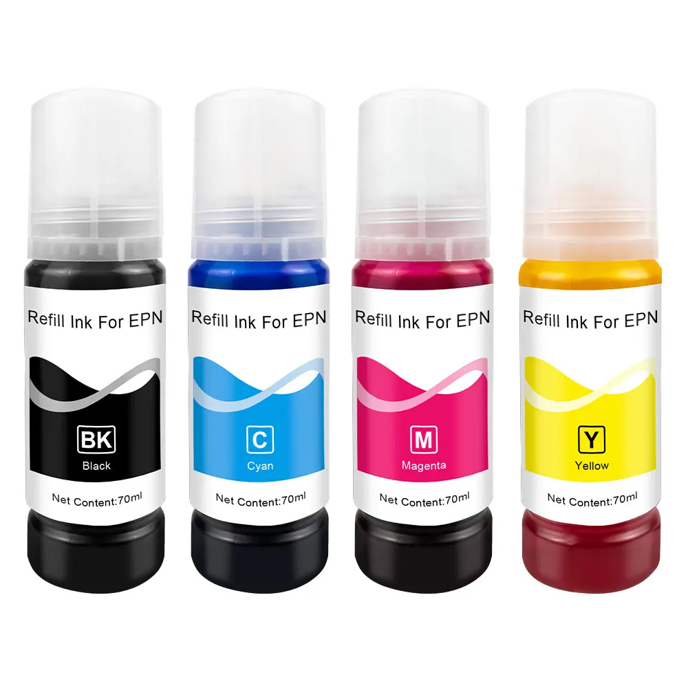 Refill Dye Ink for Epson EcoTank ET-2710 ET-2711 ET-2712 ET-2714 ET-2715 ET-2720 Inkjet Printer 104 522 dye ink kit ink refill kit ink cartridge refill kit dye ink refill inkjet printer ink