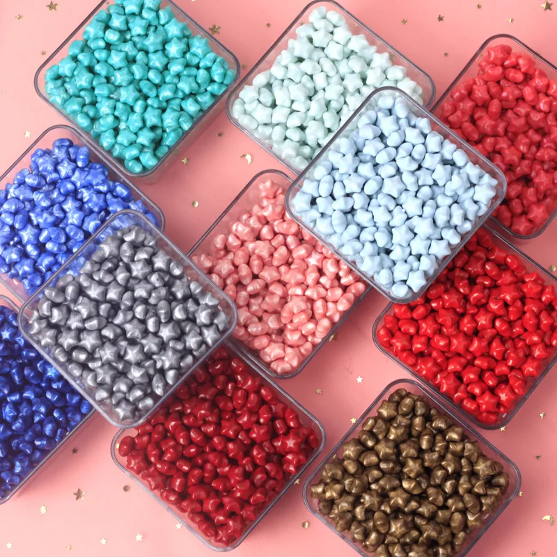 Monochrome Wax Particles for DIY Crafts and Wedding Invitations