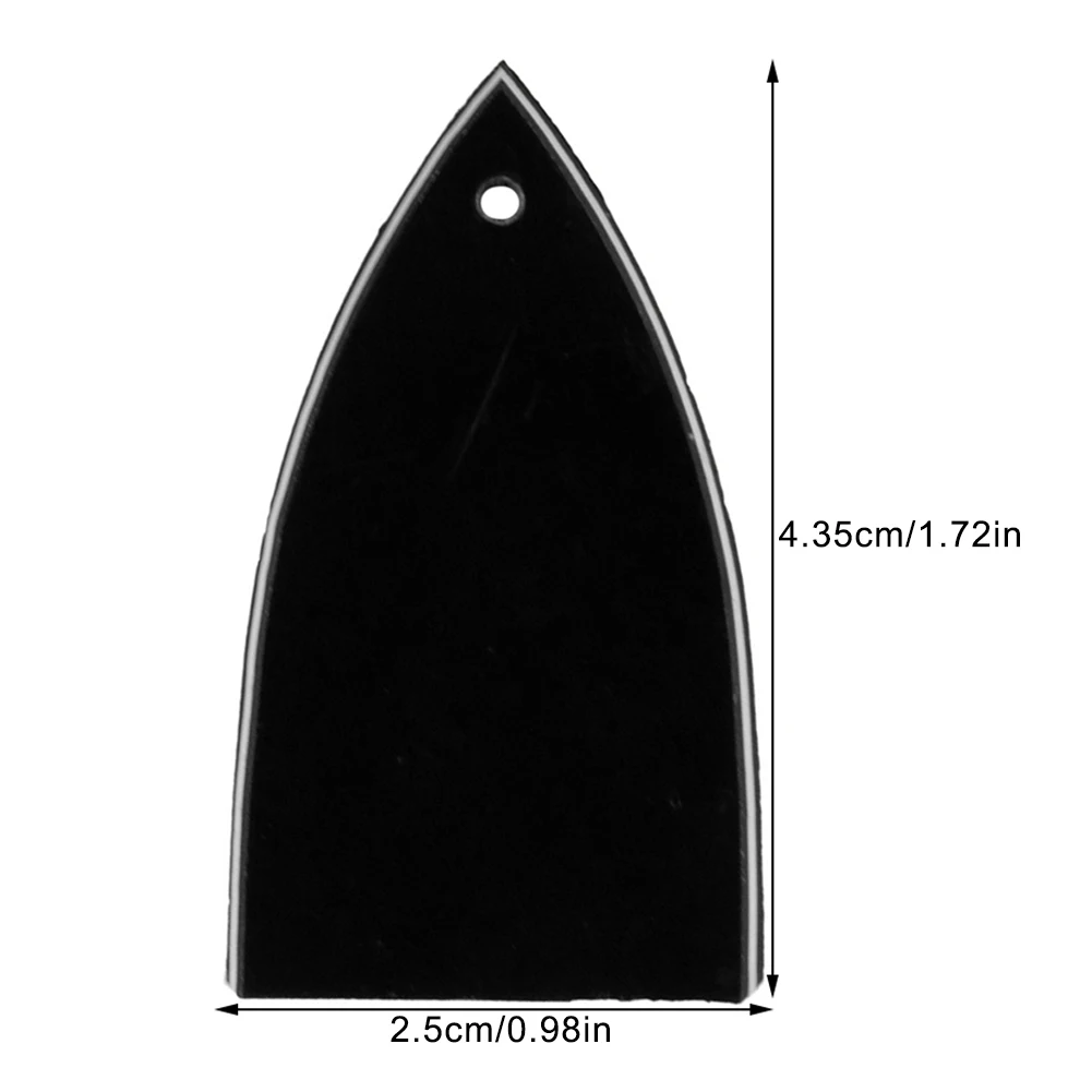 Description Picture 5 of itemTruss Rod Cover For Electric Guitars Black, 3 Ply, 1 Hole, Easy Installation, Suitable For Electric Guitars, Triangle Type