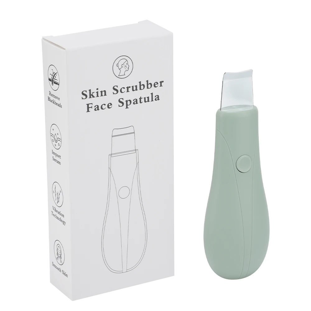 Deep Vibrate Skin Scrubber Facial Cleaner Shovel Spatula Not Ultrasonic Face Scr