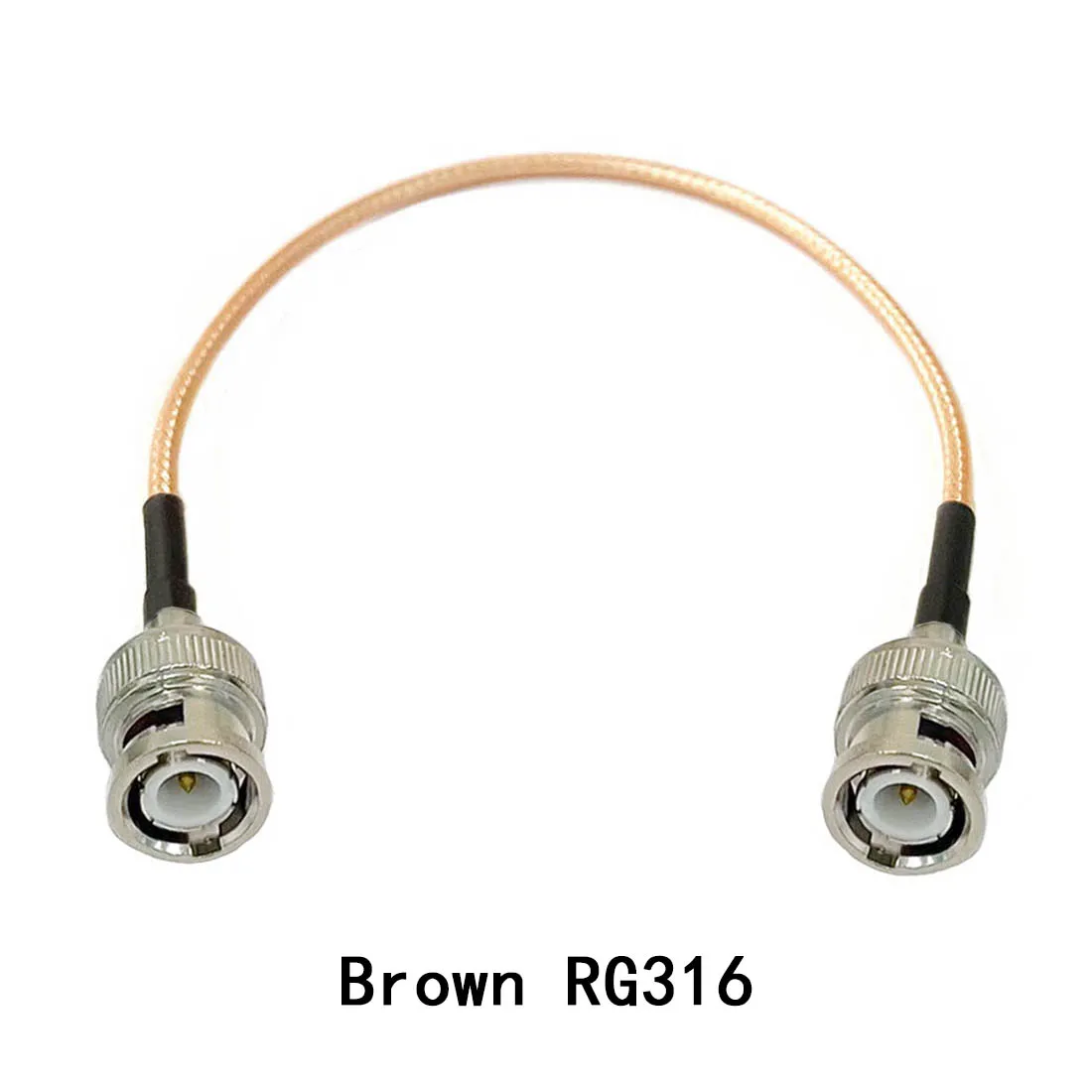 

New BNC Male Connector Switch BNC Plug Convertor RG316 Pigtail Cable Wholesale Fast Ship 15CM 6" Adapter