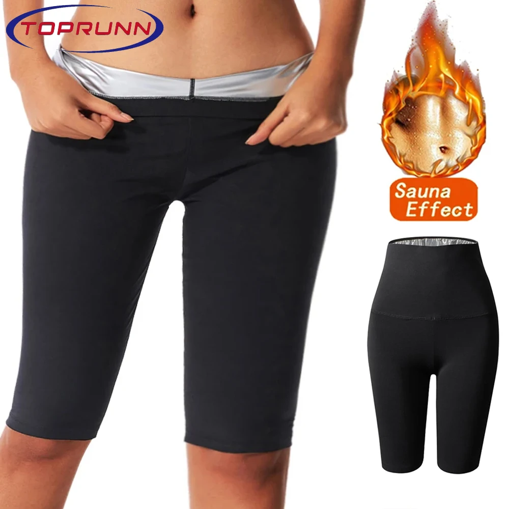 Moonssy Pantaloni Sauna Dimagranti per Donne, Hot Shaper Yoga Fitness